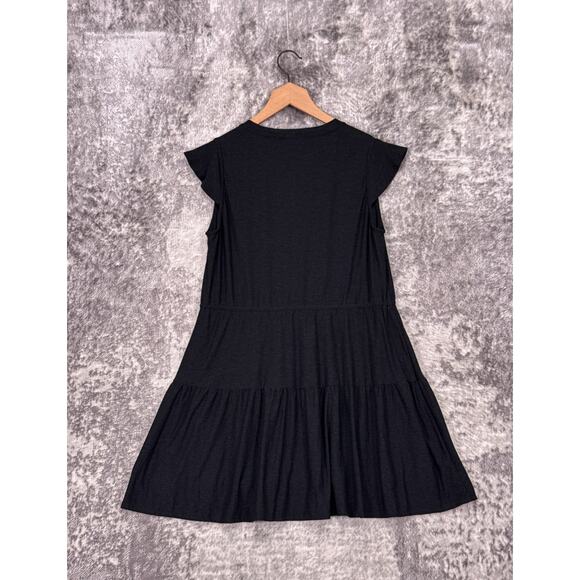 Beyond Yoga Dress Medium Womens Out & About Featherweight Mini Gray Spacedye - Picture 3 of 7